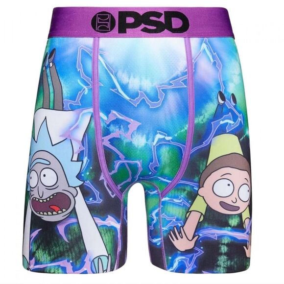 PSD Rick & Morty Flowing Through Space Boxer Brief - Picture 1 of 6